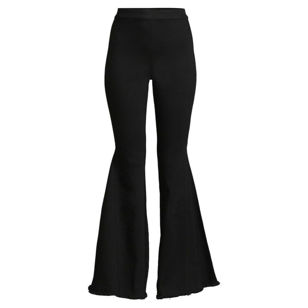 Sofia by Sofia Vergara Black High Rise Super Flare Pull On Women Jeans